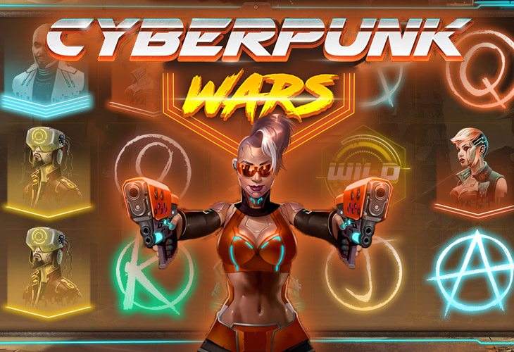 Cyberpunk Wars - Woohoo slot at Flagman Polska Casino