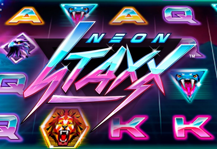 Neon Staxx - NetEnt slot at Flagman Polska Casino