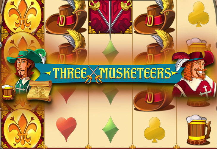 Three Musketeers - Red Tiger Gaming slot at Flagman Polska Casino